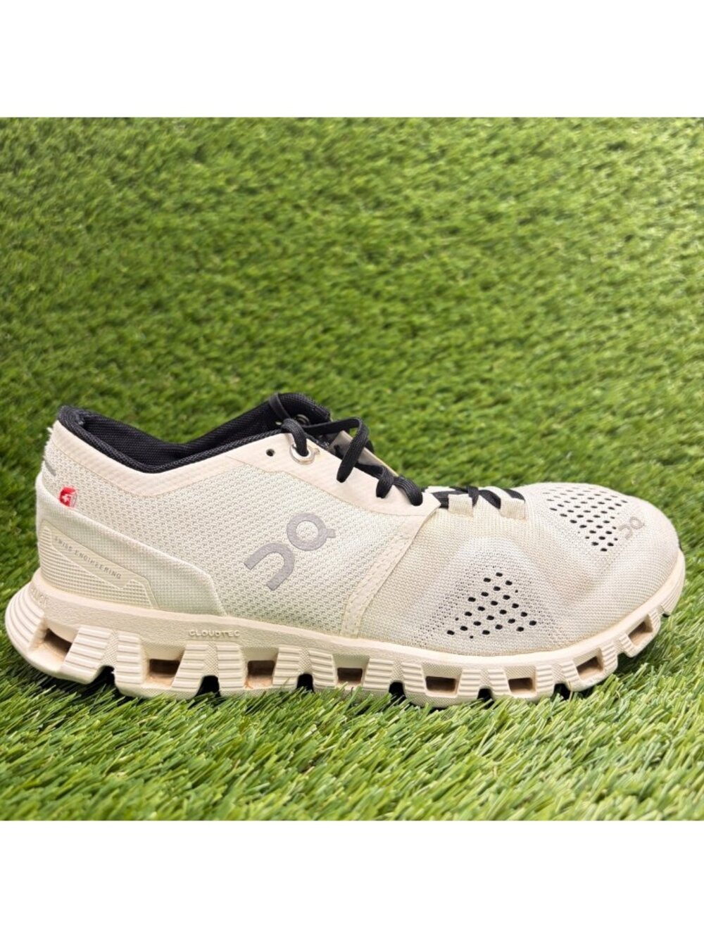 On Cloud X Womens Size 6.5 White Black Athletic Running Walking Shoes Sneakers